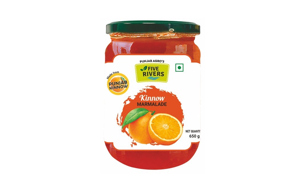 Five Rivers Kinnow Marmalade    Glass Jar  650 grams